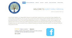 Desktop Screenshot of hurstfamilymedical.com